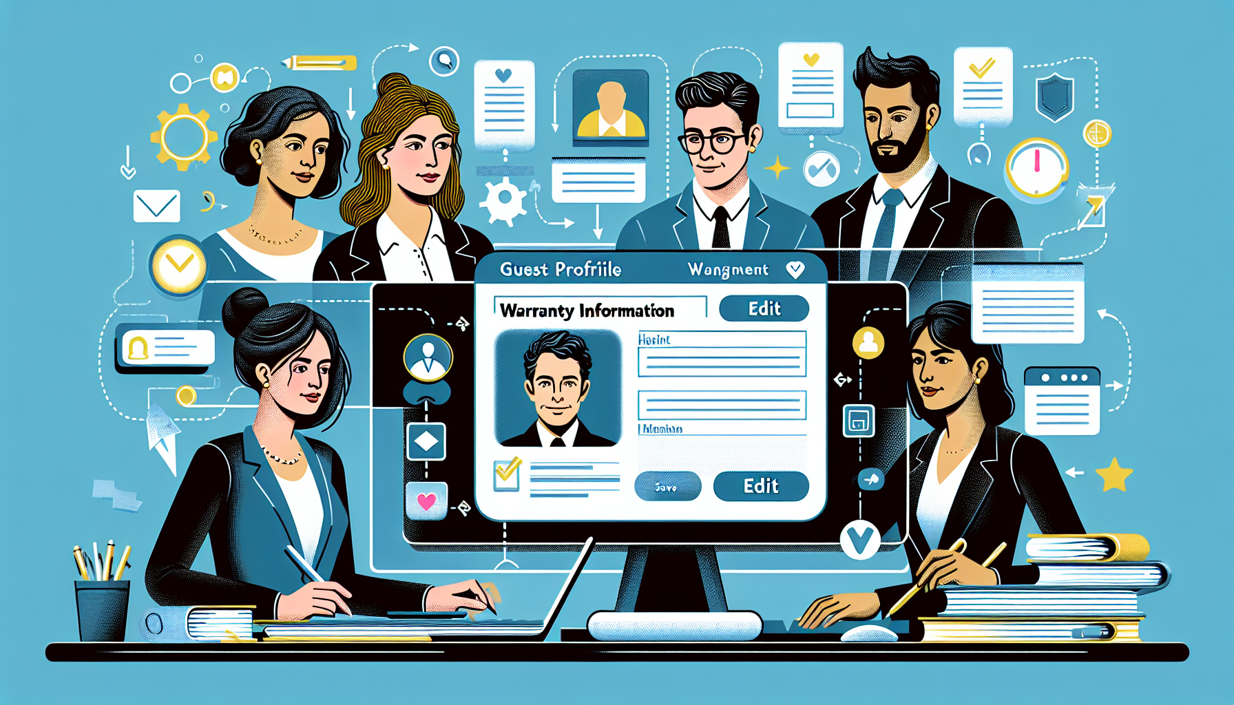 Mastering Guest Profile Management: Editing Warranty Information